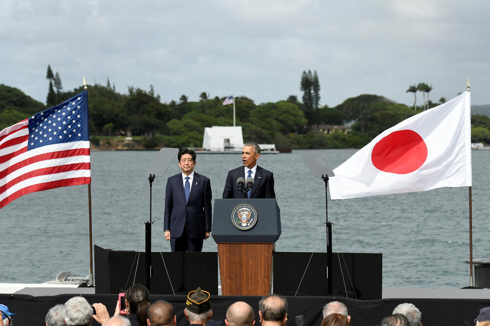 Šinzo Abe Barak Obama, Foto: Reuters