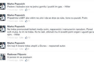 Studentski predstavnik iz Nikšića: "Pedere i lezbejke sve na...