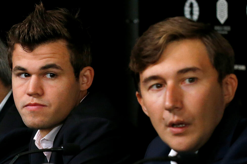 Karlsen i Karjakin, Foto: Reuters