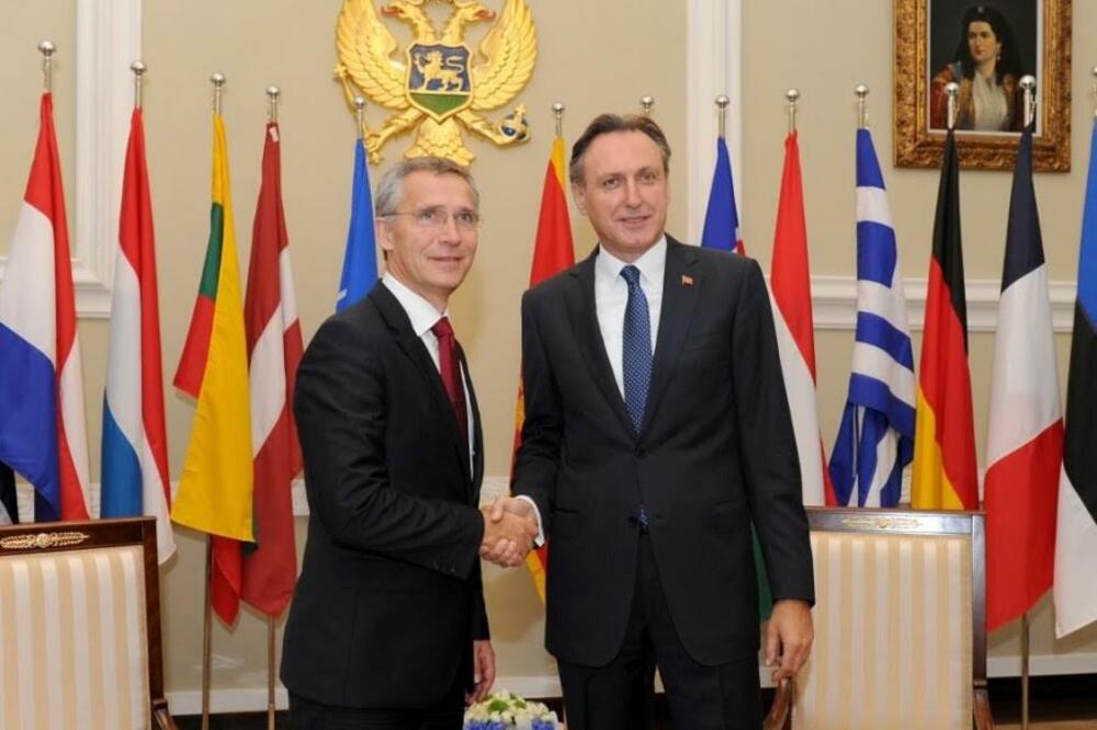 Jens Stoltenberg, Ranko Krivokapić, Foto: SDP