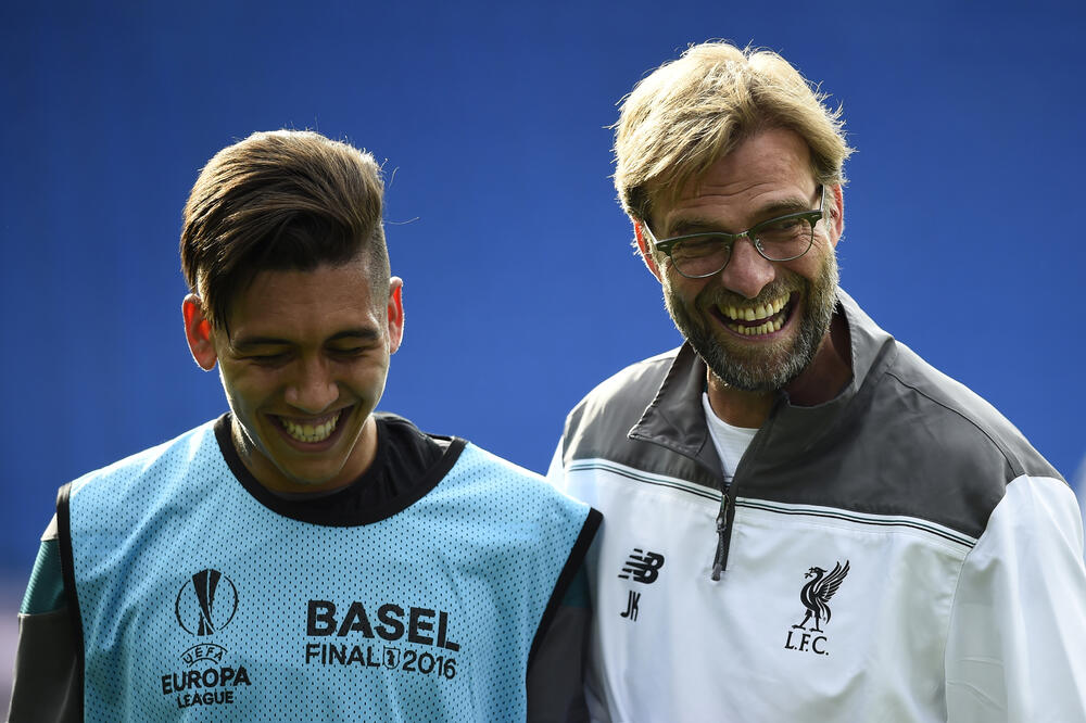 Jirgen Klop i Roberto Firmino, Foto: Reuters