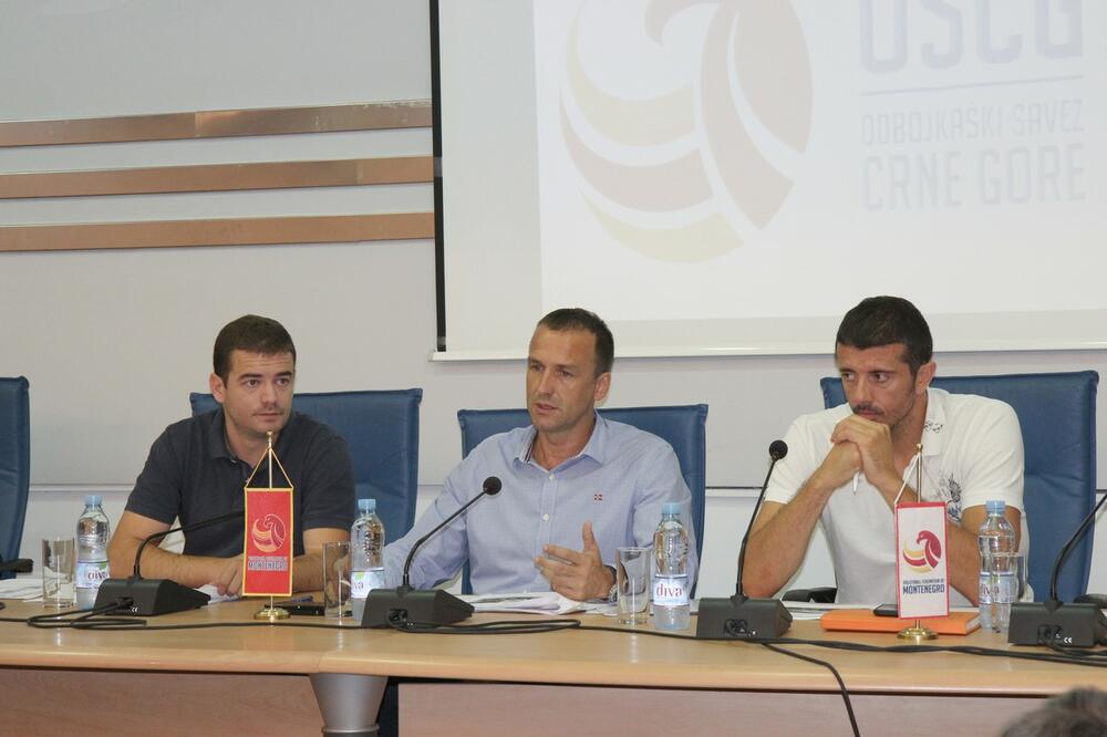 Bošković, Pajković, Vujačić, Foto: OSCG