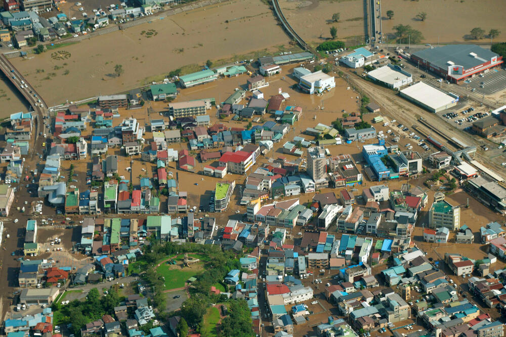 tajfun, poplava, Japan, Foto: Reuters