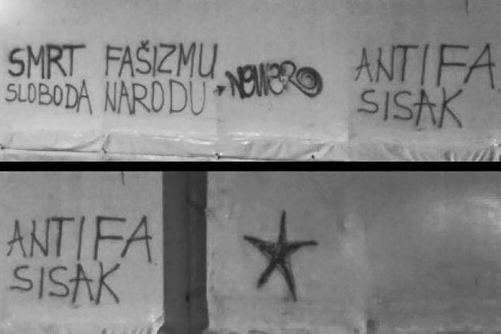 grafit antifa, Foto: Antifa Šibenik