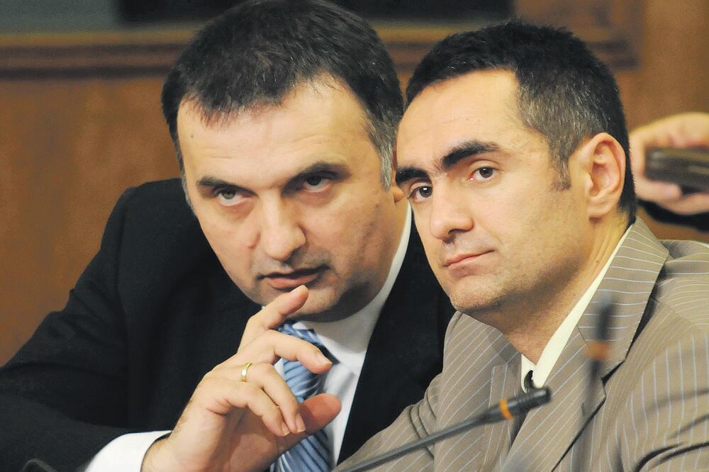 Srđan Milić, Aleksandar Damjanović, Foto: Arhiva "Vijesti"