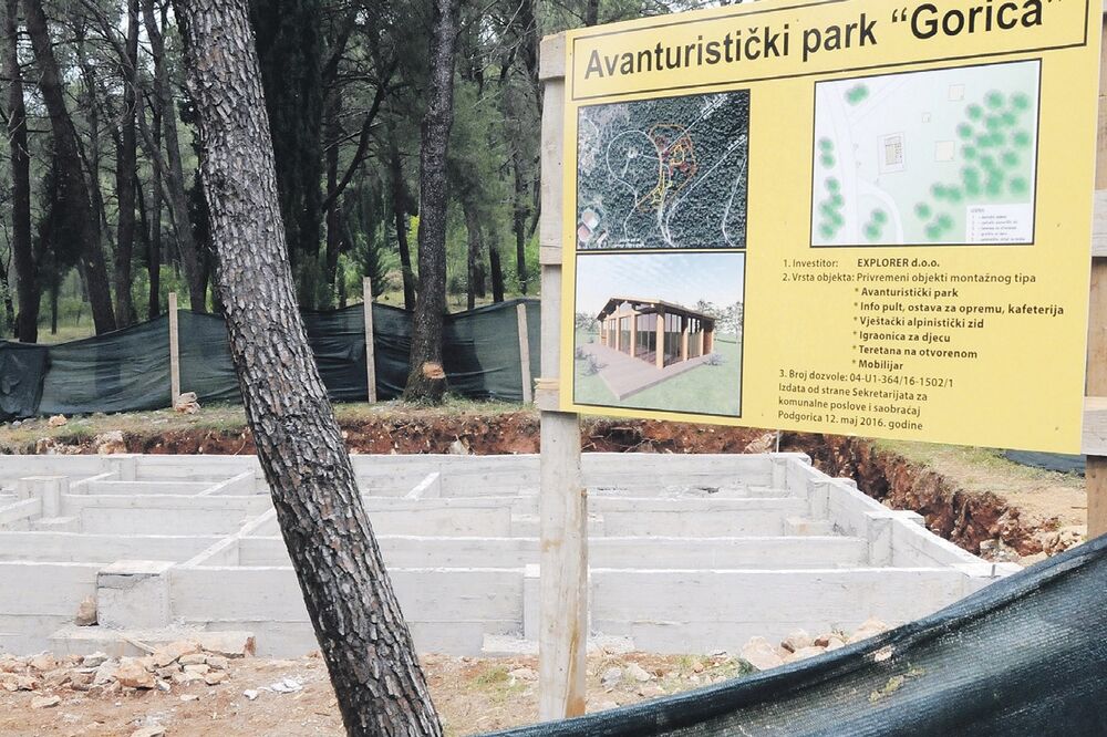 avanturistički park, Gorica, Foto: Vijesti