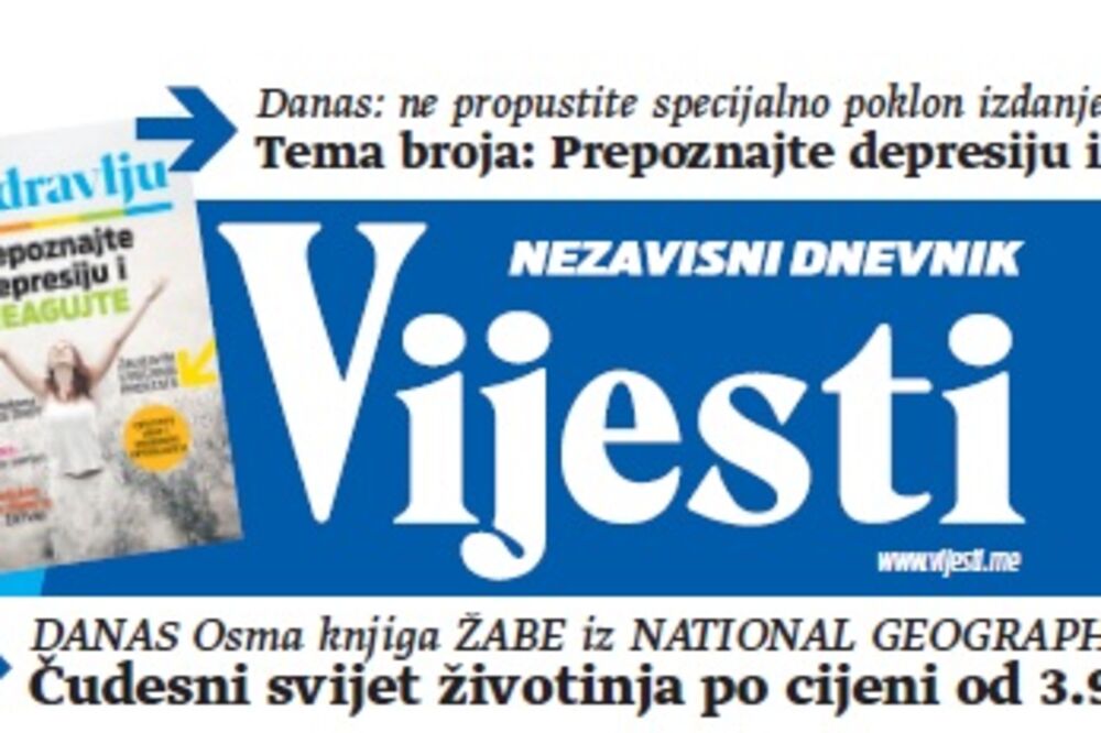 Vijesti, Foto: Vijesti