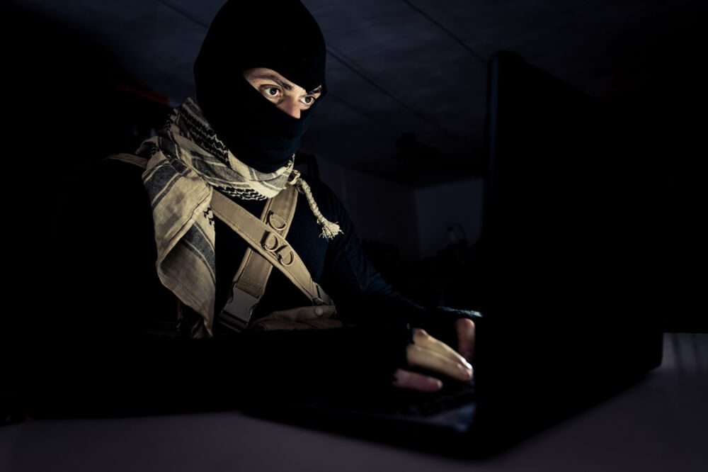Džihadista, haker, Foto: Shutterstock
