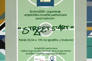 Budva 2020 organizuje umjetnički performans "Street StArt"