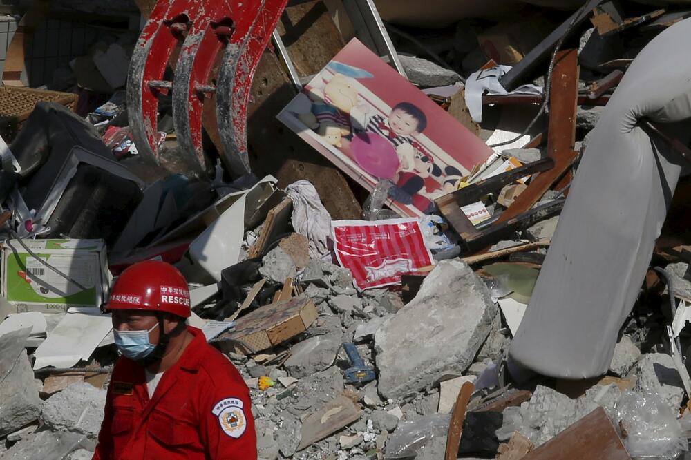Tajvan, zemljotres, Foto: Reuters