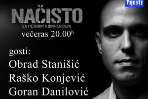 Stanišić, Konjević i Danilović gosti Petra Komnenića