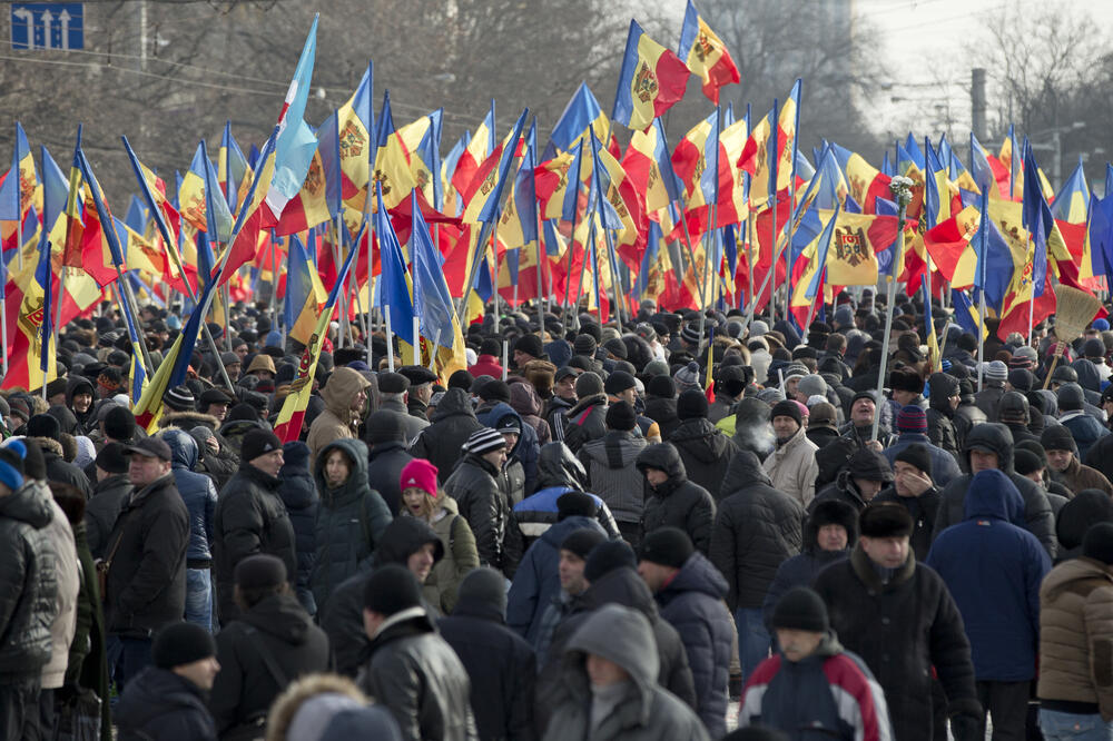 Kišinjev protest, Foto: Beta/AP