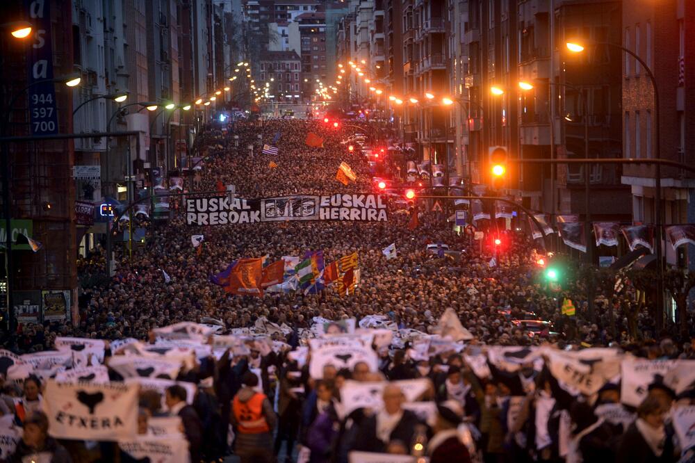 Bilbao, protest, Foto: Reuters