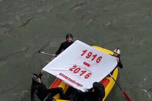 Božićnim raftingom Tarom obilježili 100-godišnjicu Mojkovačke bitke