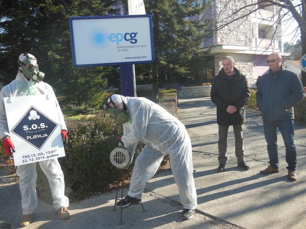 protest, zagađenje, Nikšić