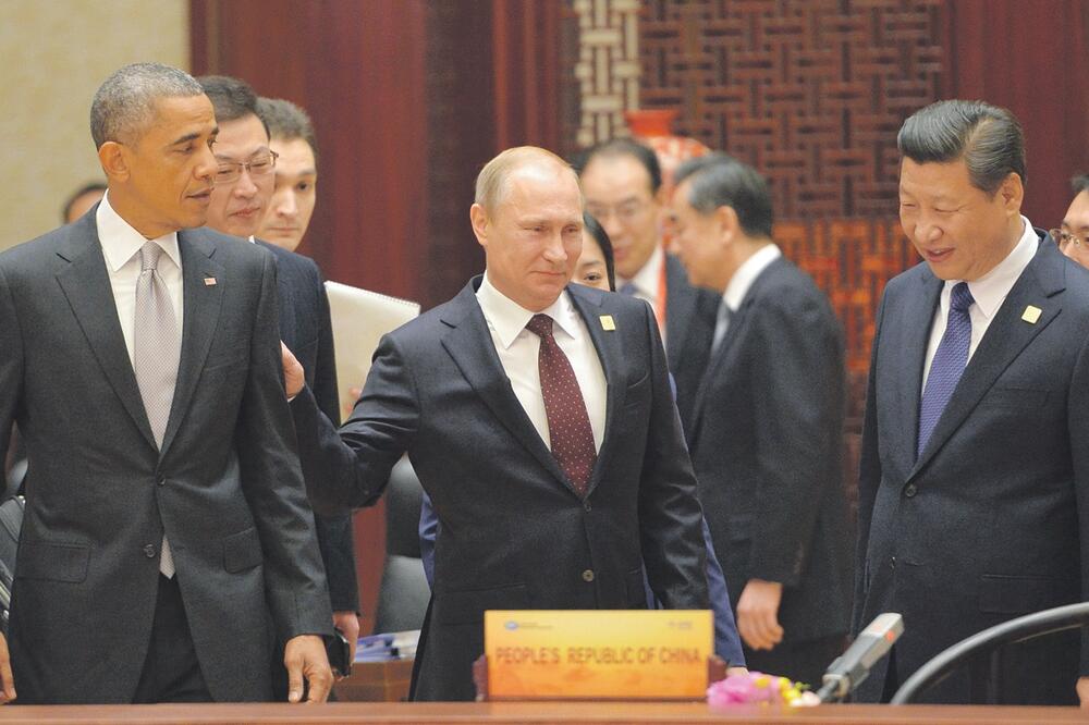 Barak Obama, Vladimir Putin, Si Đinping (Novine), Foto: AP