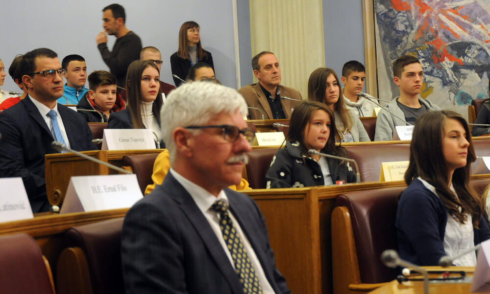 Dječji parlament, Mitja Drobnič