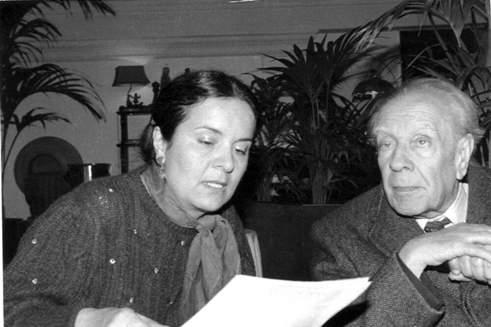 Branka Bogavac, Horhe Luis Borhes, Foto: Privatna arhiva