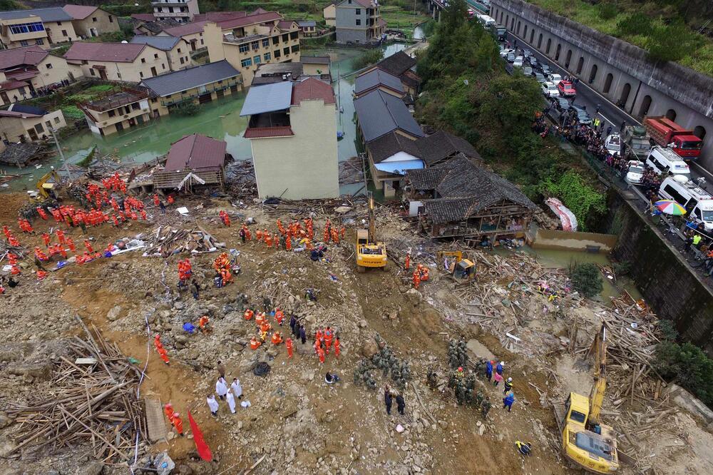 Kina klizište, Foto: Beta/AP