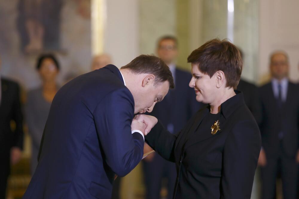 Beata Šidlo, Andžej Duda, Foto: Reuters