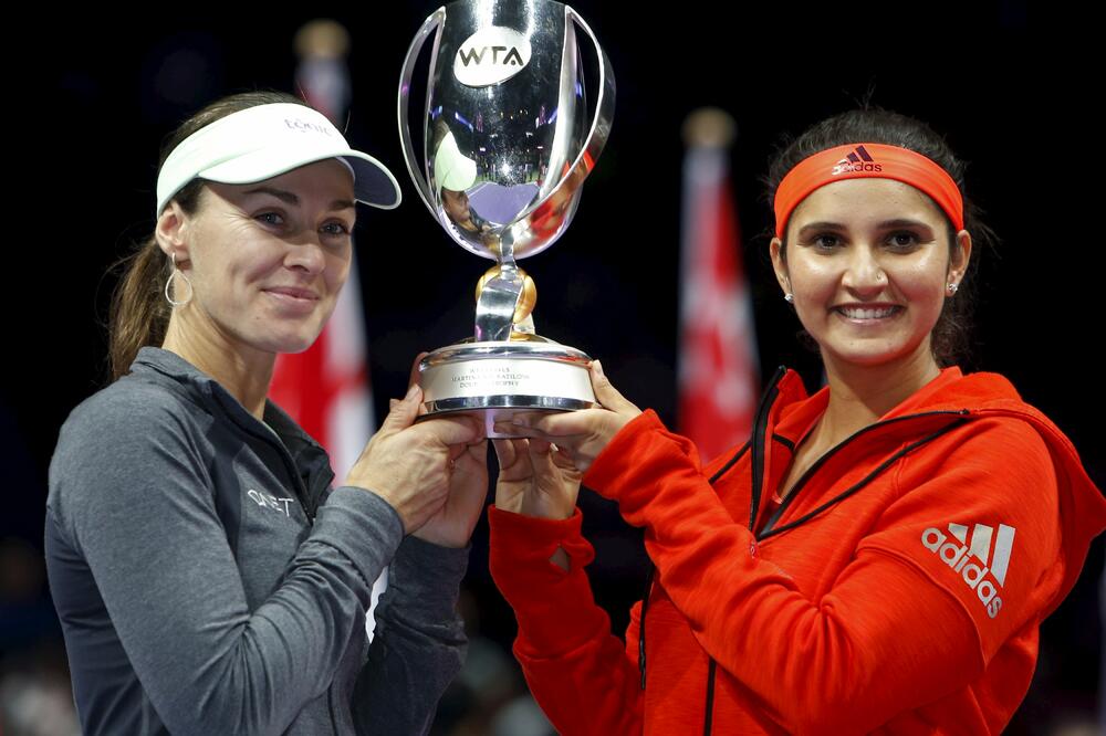 Martina Hingis - Sanija Mirza, Foto: Reuters