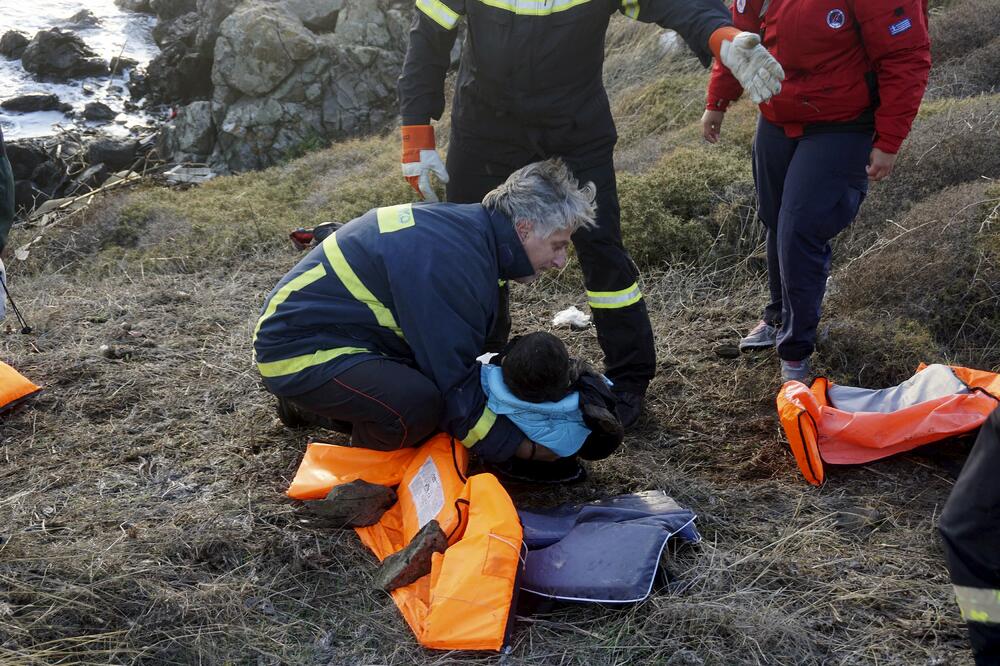 Izbjeglice, Egejsko more, Foto: Reuters