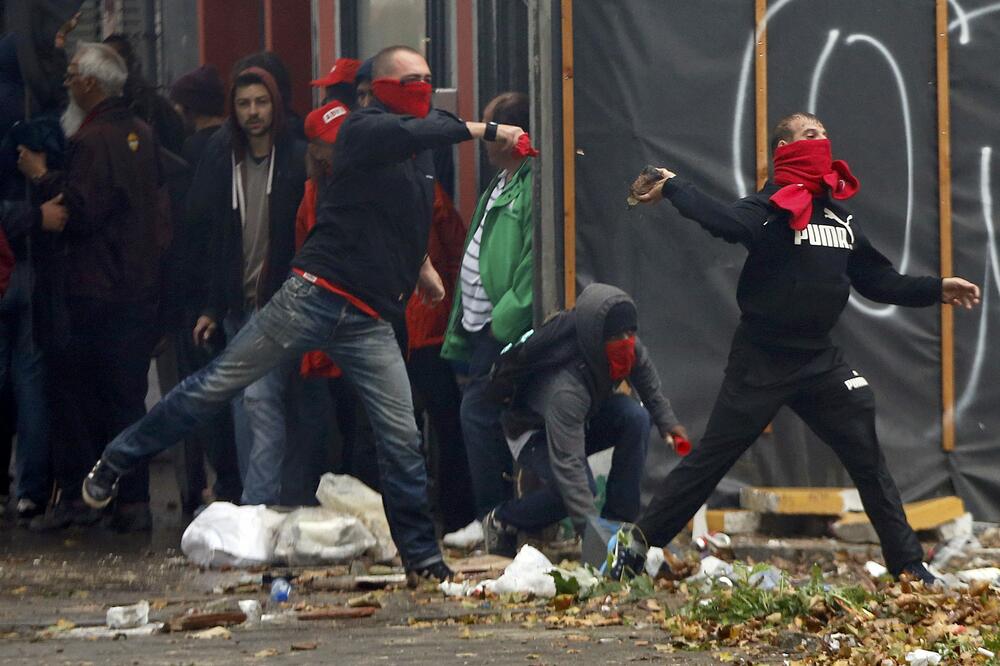 Demostracije u Briselu, Foto: Reuters