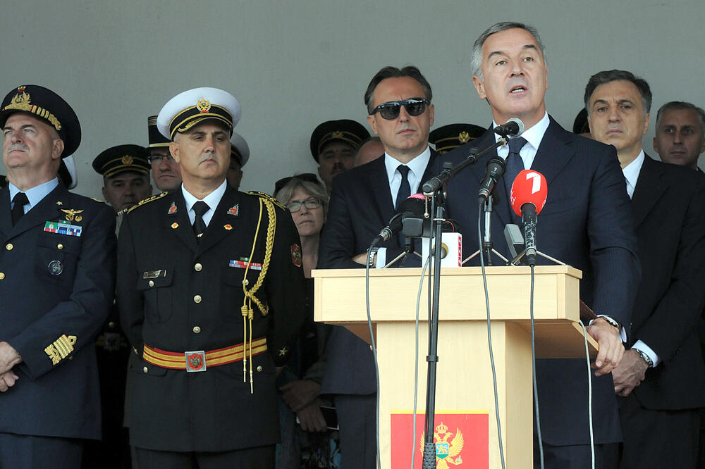 Milo Đukanović, Ranko Krivokapić, Dan vojske, Foto: Zoran Đurić