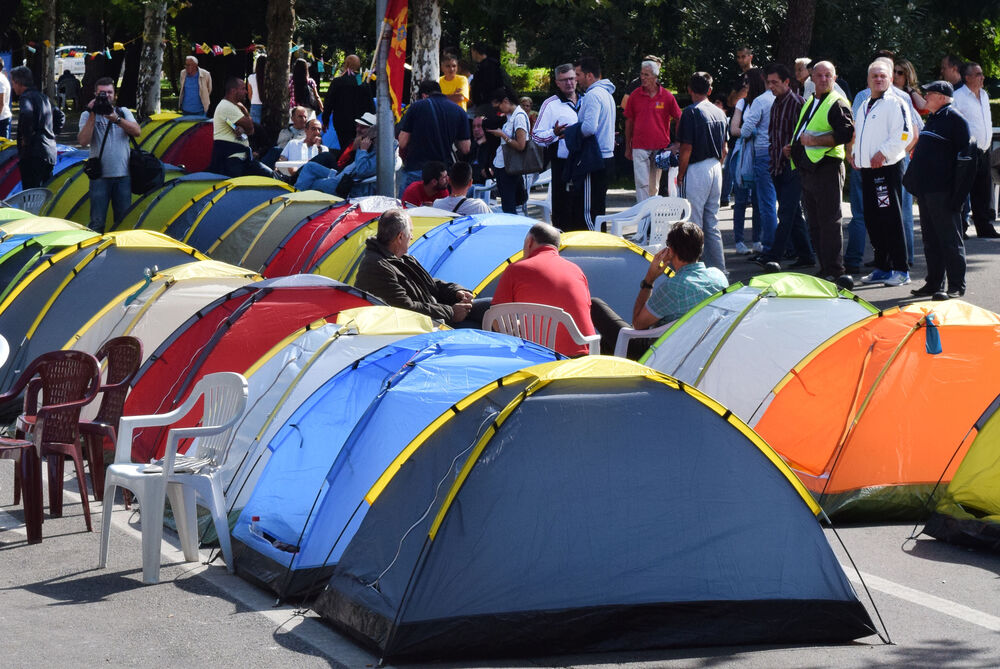 protest Demokratski front