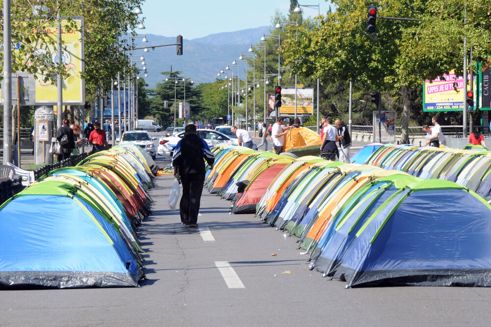 protesti DF, Foto: Boris Pejović