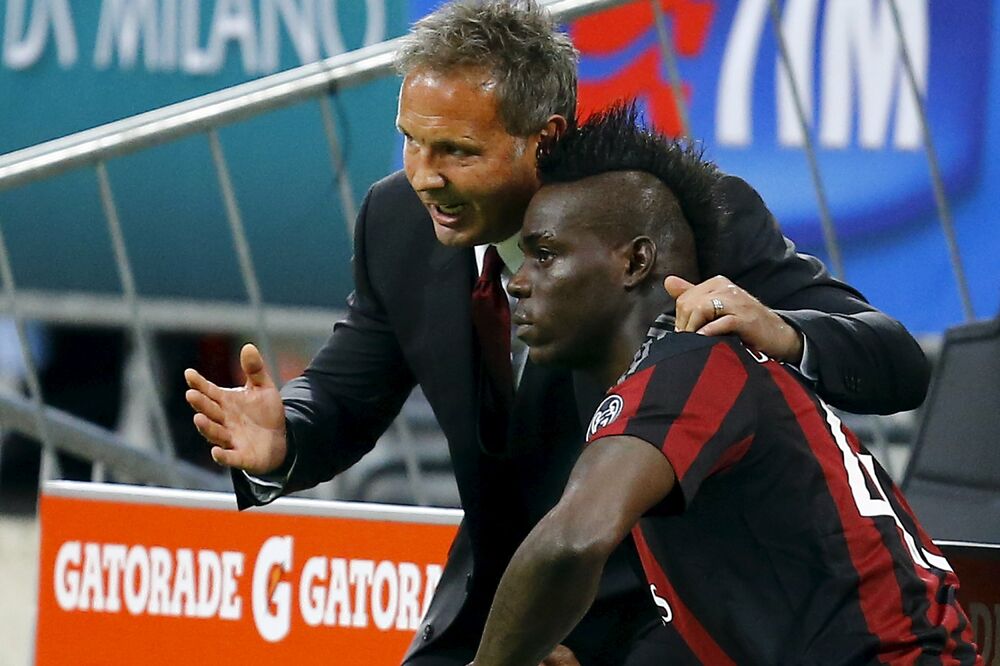 Mario Baloteli i Siniša Mihajlović, Foto: Reuters