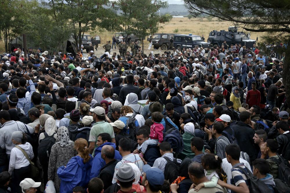 Makedonija migranti, Foto: Reuters