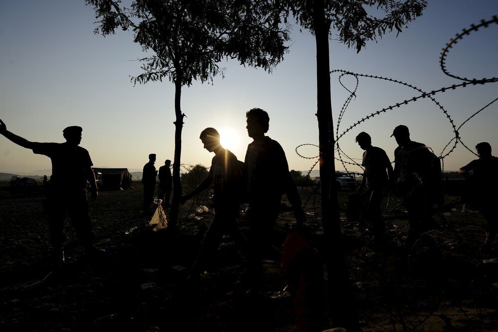 Migranti na grčko-makedonskoj granici, Foto: Reuters