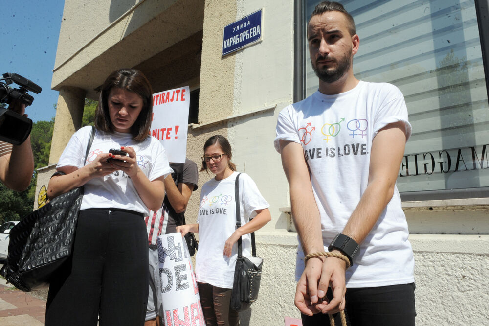 LGBT, protest, Foto: Savo Prelević