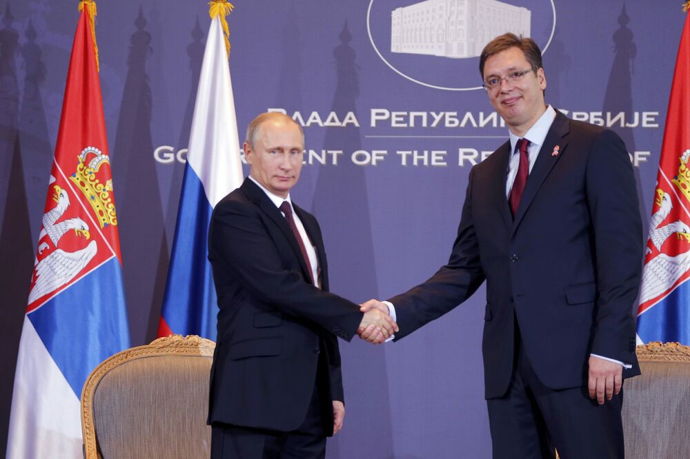 Vladimir Putin, Aleksandar Vučić, Foto: Reuters