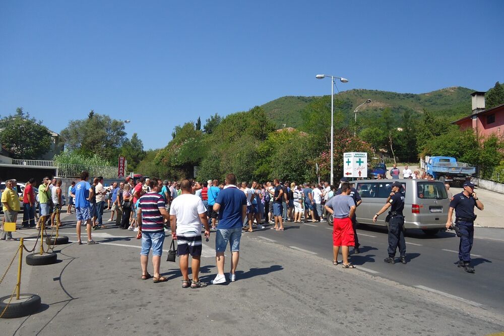 Jadransko brodogradilište, radnici , protest, Foto: Slavica Kosić