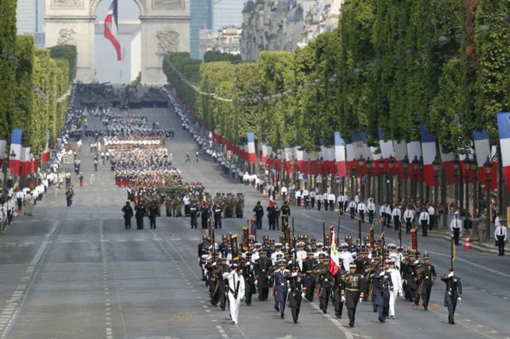 Francuska, vojna parada, Pariz, Foto: Beta-AP