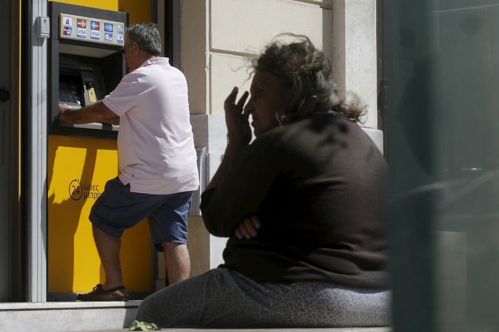 Grčka, bankomat, Foto: Reuters