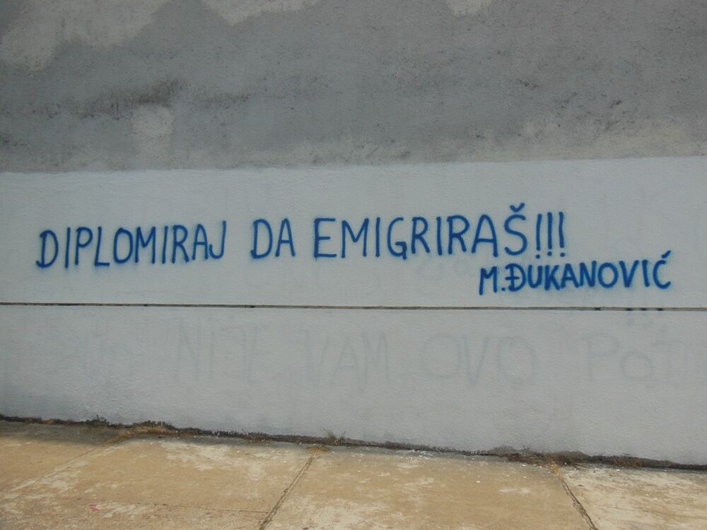 grafiti Nikšić