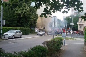 Beograd: Eksplozija automobila, borba za život vozača