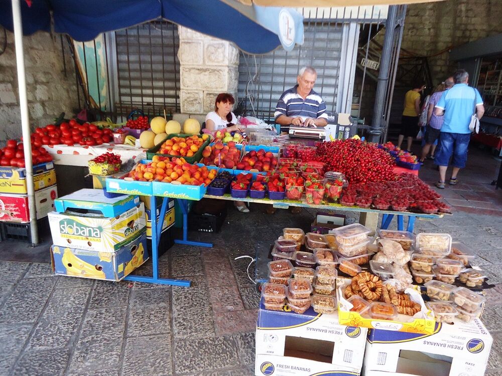 Kotor, pijaca