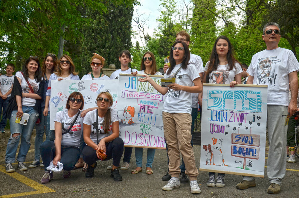 Gorica, protest, ljubitelji životinja