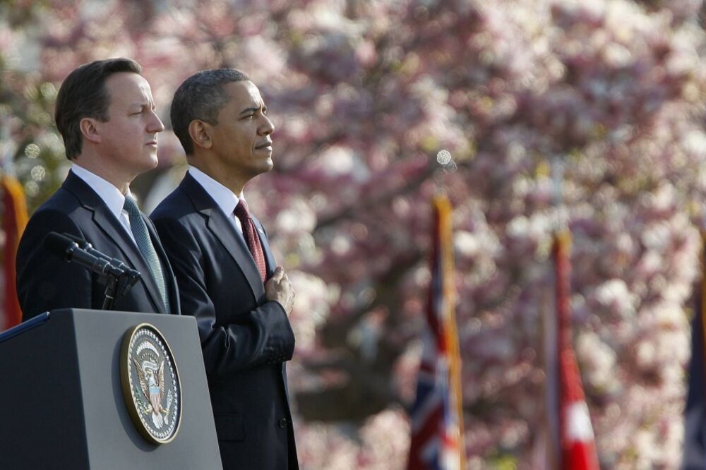 Barak Obama, Dejvid Kameron, Foto: Beta/AP