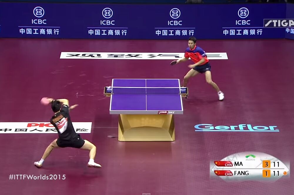 Ma Long, Fang Bo, Foto: Screenshot (YouTube)