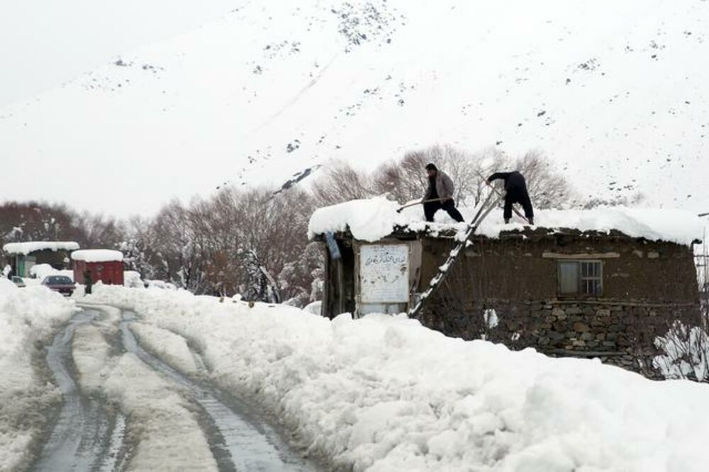 Avganistan, snijeg, Foto: Beta-AP