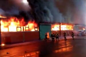 Veliki požar u Beogradu: Uništena roba iz skladišta