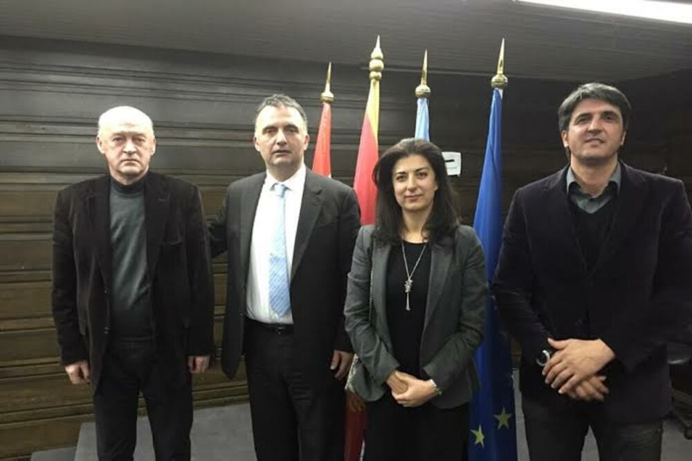 Danijela Pavićević, Veselin Bakić, Vlado Samardžić, Foto: SNP