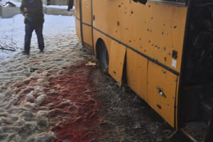 UN osudile raketni napad na autobus u Ukrajini