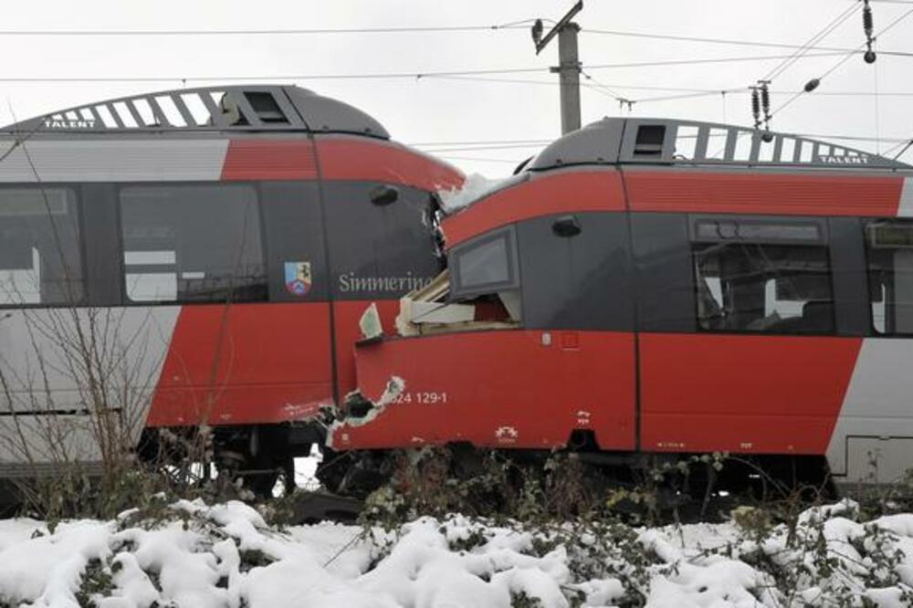 Sudar vozova Beč, Foto: Beta/AP