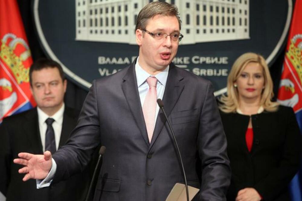 Aleksandar Vučić, Ivica Dačić, Zorana Mihajlović, Foto: Betaphoto